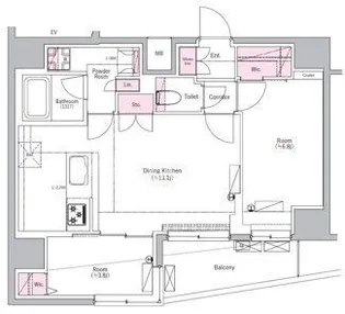 BPRレジデンス田端【7階】の間取り