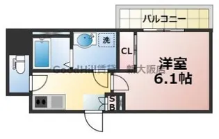 Dimus新大阪【11階】の間取り