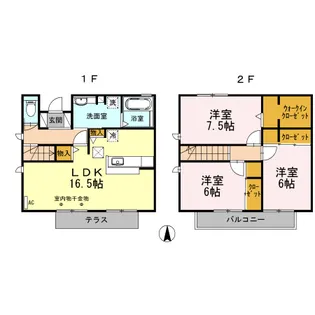 ピチカート浅間の間取り