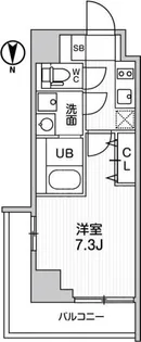 グラシアプレイス大森町【6階】の間取り