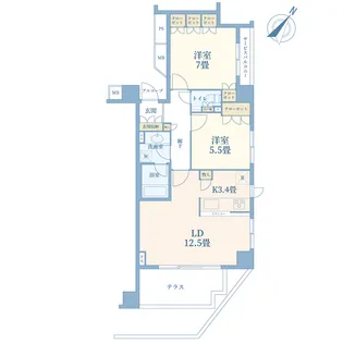 小田急コアロード町田中町East Stage【1階】の間取り