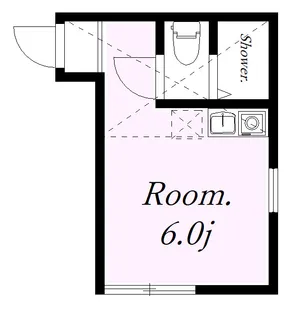 ユナイト桜本ラヴロック【1階】の間取り