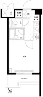 ルーブル南池袋【8階】の間取り