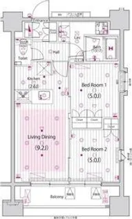 ガーラ・アヴェニュー浅草【10階】の間取り