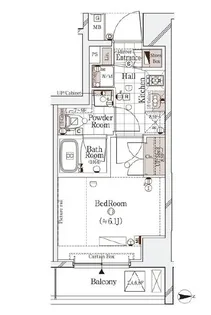 ガリシア御殿山【6階】の間取り