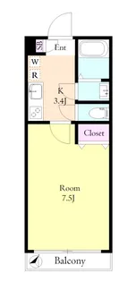 ロイヤルオーク【3階】の間取り