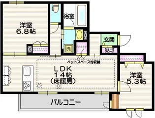 Annex R【2階】の間取り