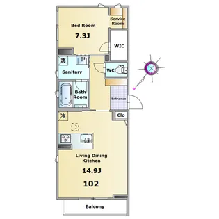 トルチェ【1階】の間取り