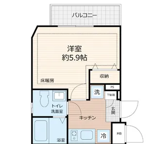 ピアコートTM東武練馬 五番館【5階】の間取り