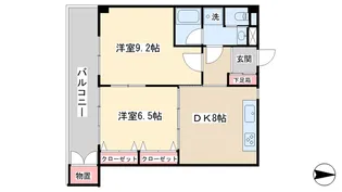 メゾンドソレイユ【3階】の間取り