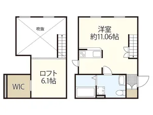 プリマガーデン岡山 壱番館【2階】の間取り
