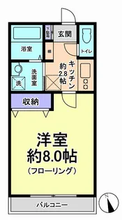 ジュバァンス【2階】の間取り