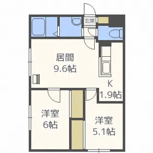 ノイエ・A【2階】の間取り