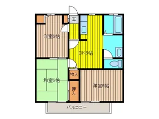 メゾン吉田II【2階】の間取り
