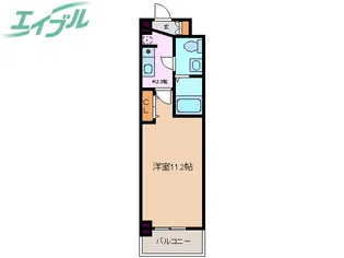 LaSante鵜の森【1階】の間取り