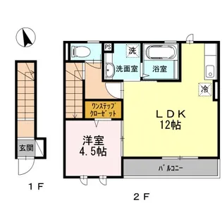 ローサ・レジデンシア【2階】の間取り