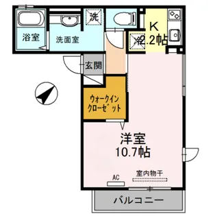 Dream曽根駅前【2階】の間取り