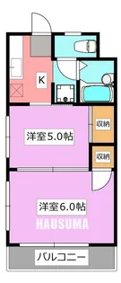 コーポサイトウ【2階】の間取り