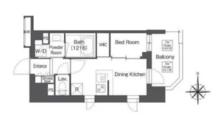 コンフォリア森下サウス【5階】の間取り