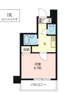 LaSante錦糸町【2階】の間取り