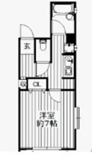 ムーンシックス【4階】の間取り