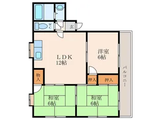 ルミエール水明【3階】の間取り