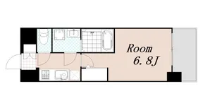 エスリード阿波座レジデンス【6階】の間取り