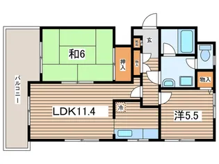 ガ-デンハウス参番館【2階】の間取り