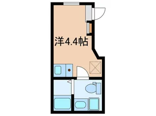 ザ スカイ 日本橋浜町【2階】の間取り