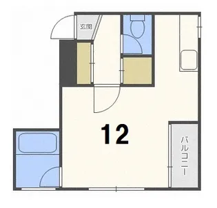 アーバンビル4480【5階】の間取り