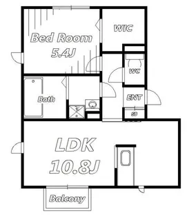 PARK HILLS MIYAKO【3階】の間取り