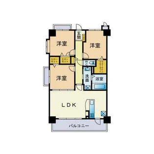 ネオジェラーモIII【2階】の間取り