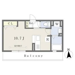 クリスタルパレス【3階】の間取り