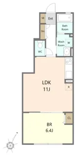 ラフィーネ久が原壱番館【1階】の間取り