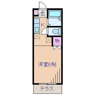 パレ菊名【1階】の間取り