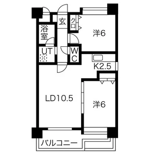 ノヴァ福住東【2階】の間取り