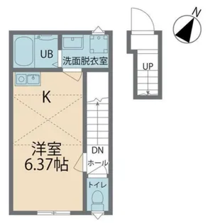 カインドネス練馬春日町【2階】の間取り