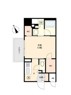 プライマル杉並方南町【2階】の間取り