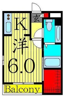 シャーメゾン六町【3階】の間取り