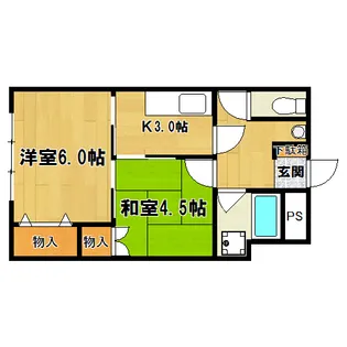 塚本ビル【4階】の間取り