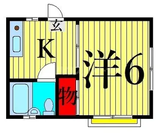 カーサ・オグ【1階】の間取り
