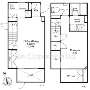 清音閣2【1階】の間取り