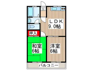 ヴィラ豊田【2階】の間取り