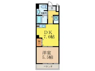 ヴェローノ茨木【2階】の間取り