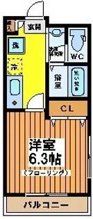 パインクレスト【2階】の間取り