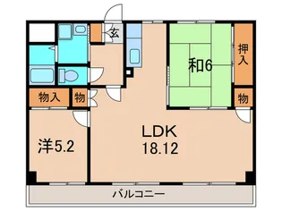 ドム-ル林【1階】の間取り