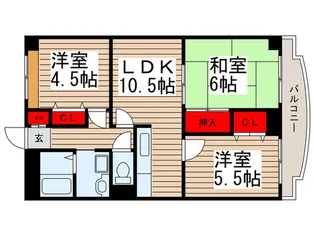 シーブリーズ【1階】の間取り