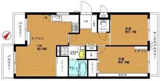 経堂ダイカンプラザI【2階】の間取り