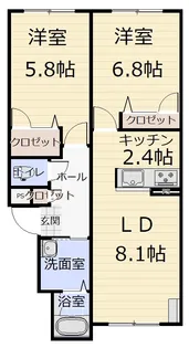 シャーメゾンオレンジハウス【1階】の間取り