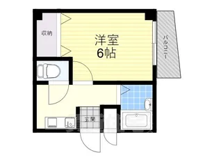 フローレ枚方【2階】の間取り